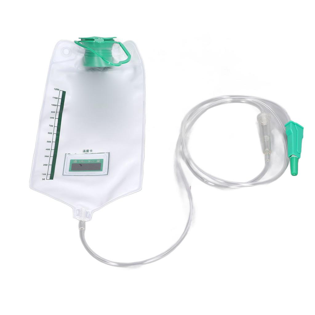 Комплект клизм для клизм многоразового использования большой емкости для очищения кишечника 1200 мл с 10 трубками