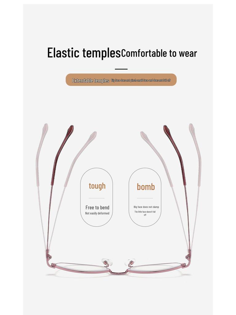 2025 Женские HD Металлические Модные Очки для Чтения с Защитой от Синего Света