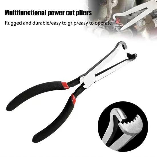 1 Pair Electrical Disconnect Pliers with Ergonomic Non-Slip Handle Fuel Line Petrol