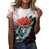 Women's 3D T-Shirt Butterfly Graphic Print Summer Short Sleeve Casual Tops Street Fashion O Neck T-Shirt Oversized Female Clothing