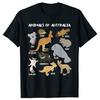 Animals Of Australia Australian Animal Educational Men Women Fashion T Shirts Cotton Short Sleeve Oversized T-shirt Tops