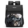 Kids Wolf-Themed 3D Large Capacity Lightweight School Backpack Boys Girls Oxford Fabric Unisex Student Bag