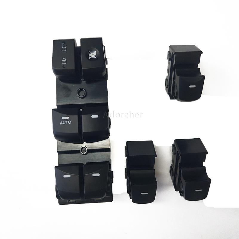 4PCS/Set High Quality Electric Power Window Master Switch Fit For Hyundai Elantra Lang 2012 2013 2014 2015 2016 935704V000RY