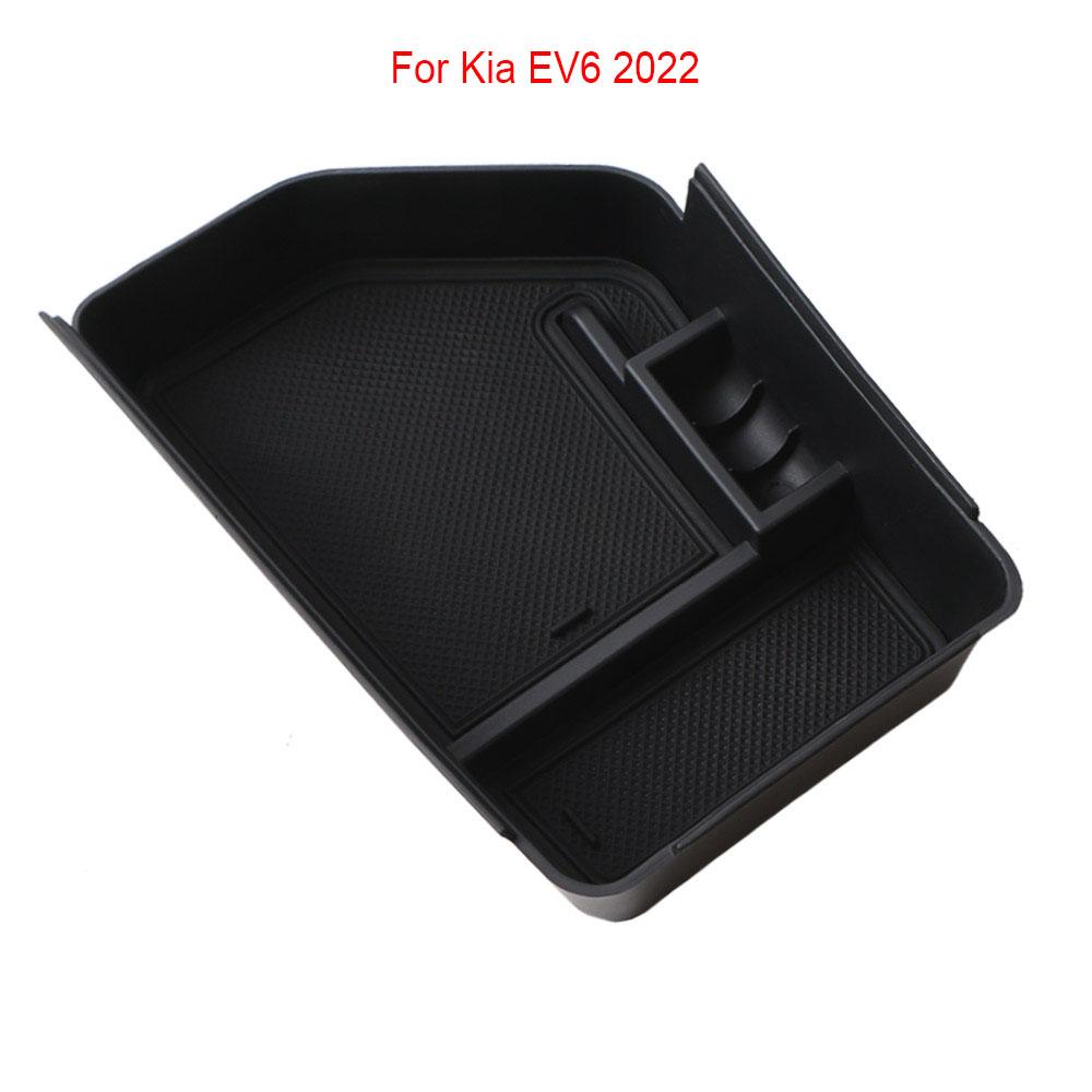 Автомобильный центральный подлокотник, держатель для ящика для хранения для Kia EV6 2022, органайзер для центральной консоли, уборка
