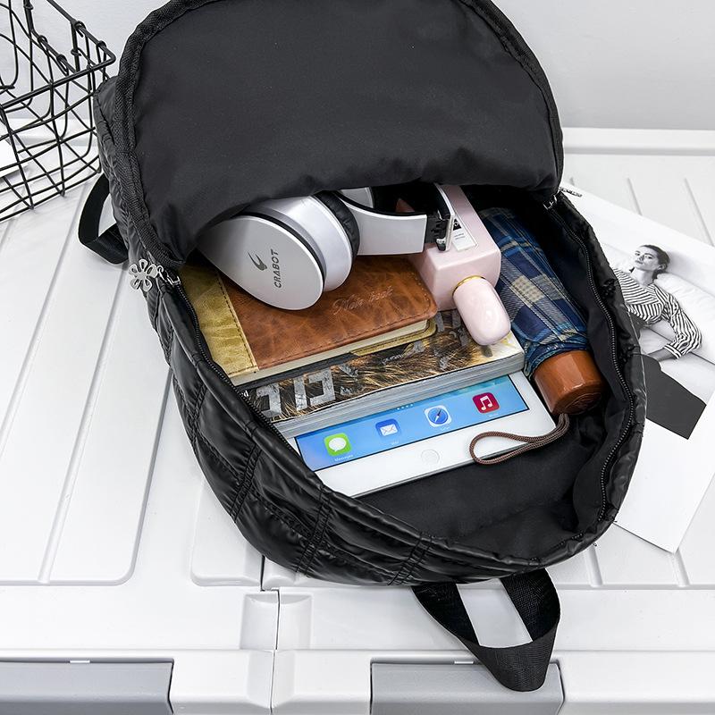 Yogodlns Зимний космический хлопковый рюкзак для женщин, школьная сумка большой емкости для студентов, водонепроницаемый нейлоновый рюкзак