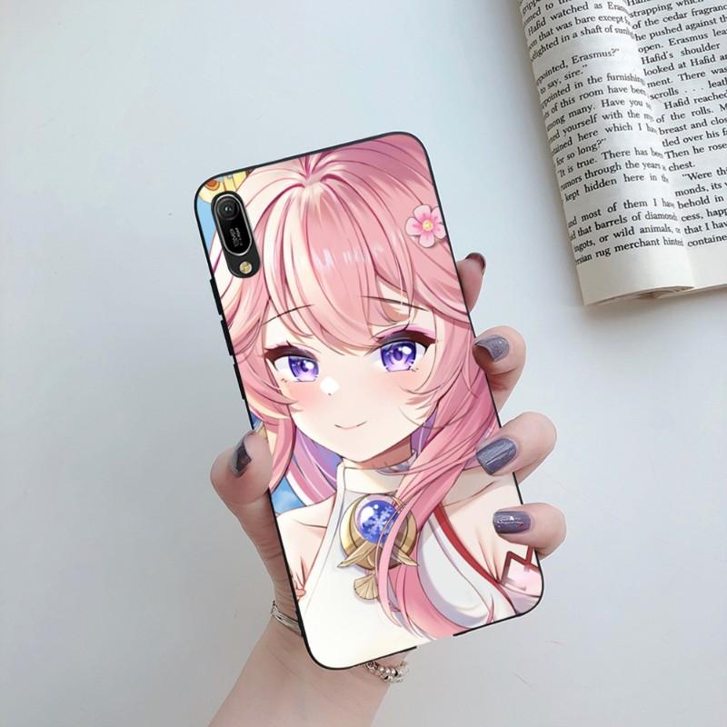 Чехол для телефона Genshin Impact Yae Miko для Huawei Mate 40 30 20 10 Pro Lite Nova 9 8 5T Y7p Y7, мягкий черный чехол для телефона