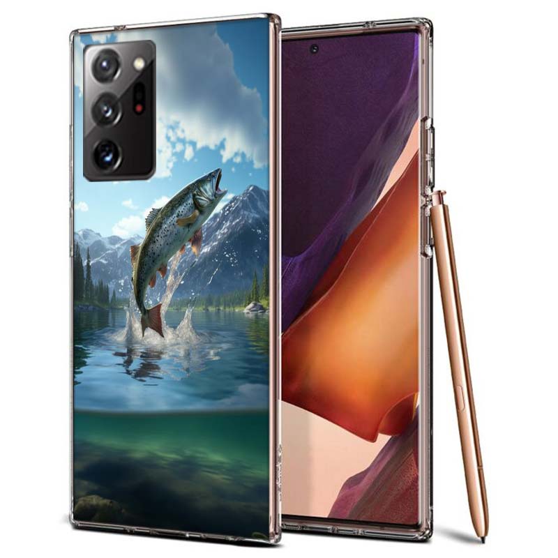 Рыболовные снасти Рыба Чехол для телефона Samsung A55 A35 A25 A15 A07 A05S A16 A17 A26 A36 A37 A56 A57 Galaxy Note 20 10 A50S A71 A51 A31