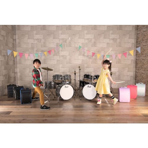 Pearl ROADSHOW JR. Junior Size Drum Set, Jet Black, RSJ465/C #31