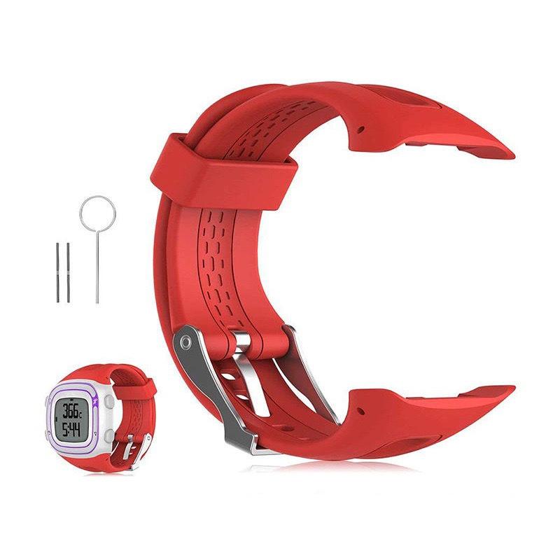 Soft Silicone Replacement Watch Band for Garmin Forerunner 10/15