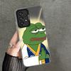 Смешной грустный лягушонок P-Pepe Мем Мягкий чехол для телефона для Samsung A17 A16 A15 A14 A13 A57 A56 A55 A54 A53 A37 A36 A35 A34 A33 A26 A25 A24 A