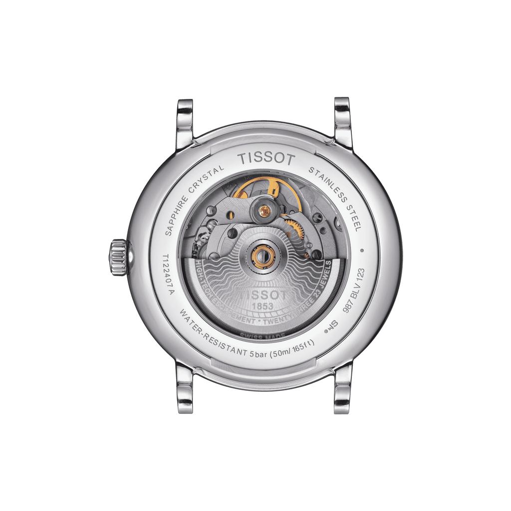 Tissot Мужские модные часы из нержавеющей стали с серебристым циферблатом T122.407.11.031.00