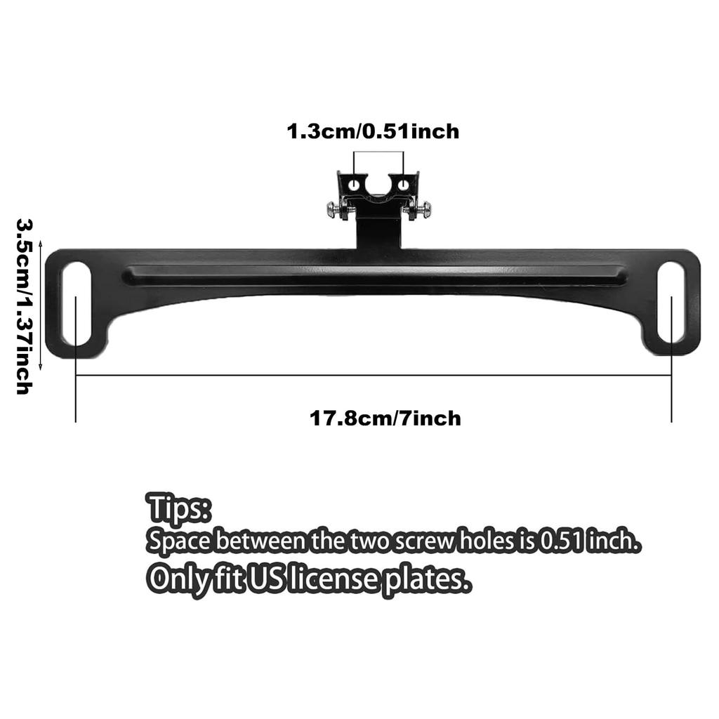 Lueear Backup Camera License Plate Mount,Rear Camera License Plate Mount,Mount Holder for Backup View