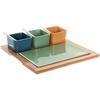 Aperitif Set - DKD Home Decor - Multicolor - Bamboo - 34 X 47 X 33 Cm