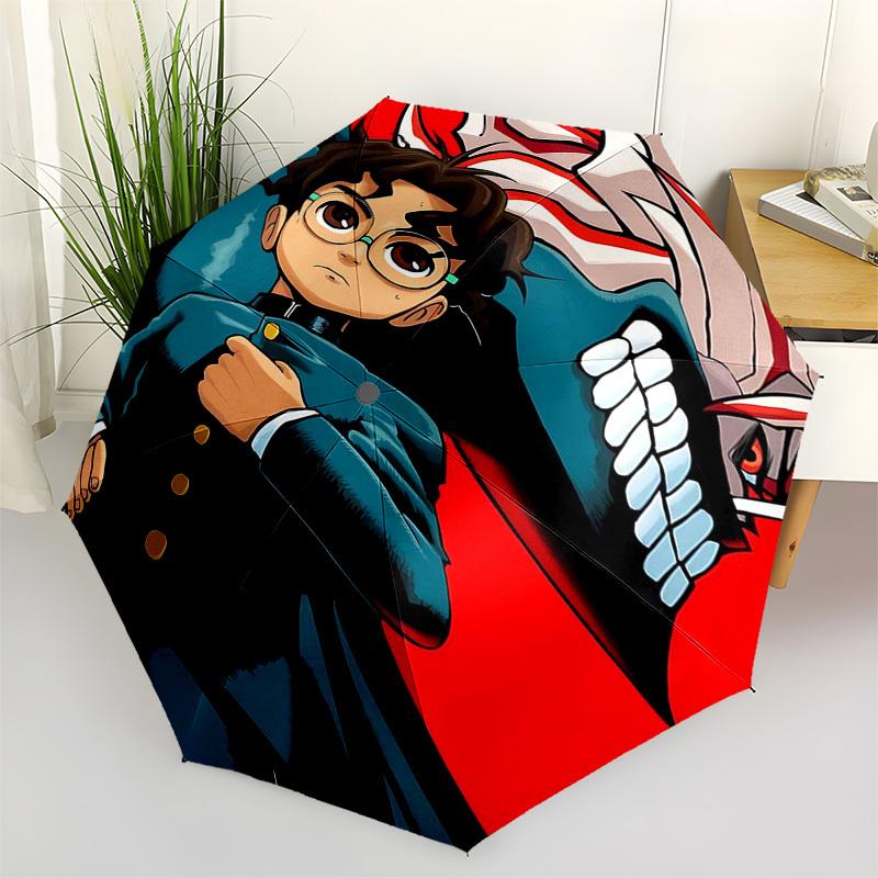 1pc Anime Character Automatic Opening Folding Umbrella with 8-Bone Iron Frame Perfect for Fans, Travelers, Daily Use, and Festive Gifts!C042