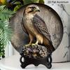 2D Flat Aluminum Eagle-Themed Wall Decor 7.87 Inches X 7.87 Inches Perfect for Farmhouses, Bars, Cafes, Parties, Front Doors, Porches, Indoor and