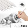 6 PCS New Artist Graffiti Paint Tool Tortillon Blending Smudge Sketch Drawing Pen Sandpaper