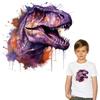 The Dinosaur Heat Transfer Vinyl Fashion Iron On Patch HTV Sticker DIY Thermal Transfer Decal for Fabric T Shirts