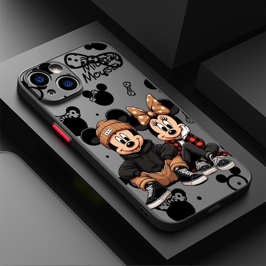 Модный задний чехол-кейс с Микки Маусом для iPhone 17 Pro Max 14 13 Mini 7 8 SE Air 17e 15 16 Plus 11 12 XS XR