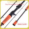 SOUGAYILANG 1.8m-2.1m Fishing Rod Carbon Fiber Rubber Handle Portable 4 Section Travel Fishing Rod