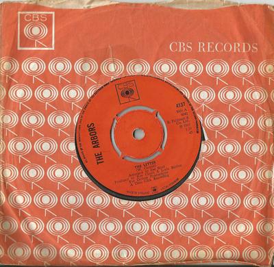 7-дюймовые ПЛАСТИНКИ - The Letter 4137 CBS 1969 UK Рок Б/У