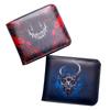 Retro Skull Print Men's Coin Purse - Compact, Colorful, and Fashionable Wallet