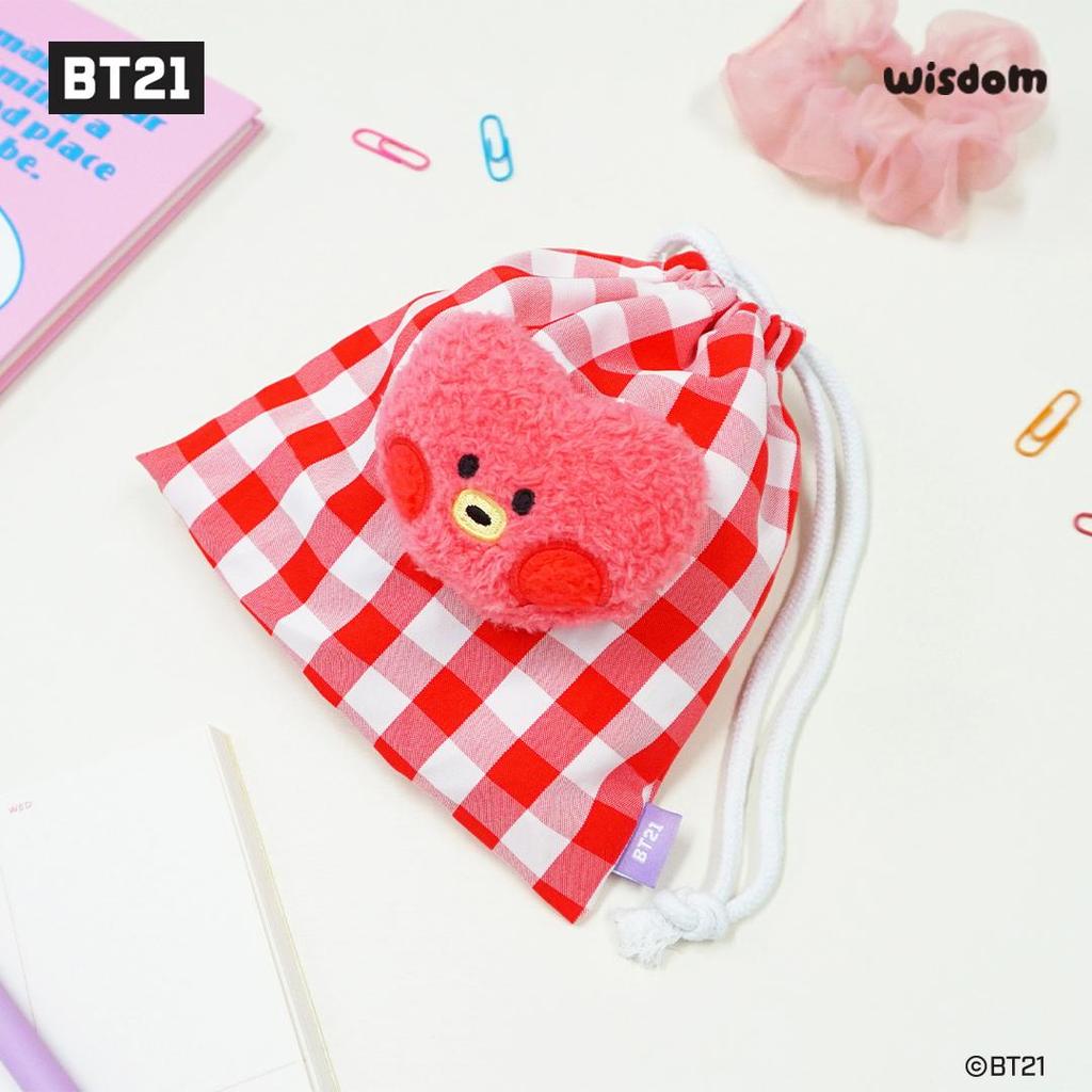 BTS (Бантан Бойз) Мини-чехол для лица BT21, Официальный, Оригинальный, Аутентичный, K-POP, idol