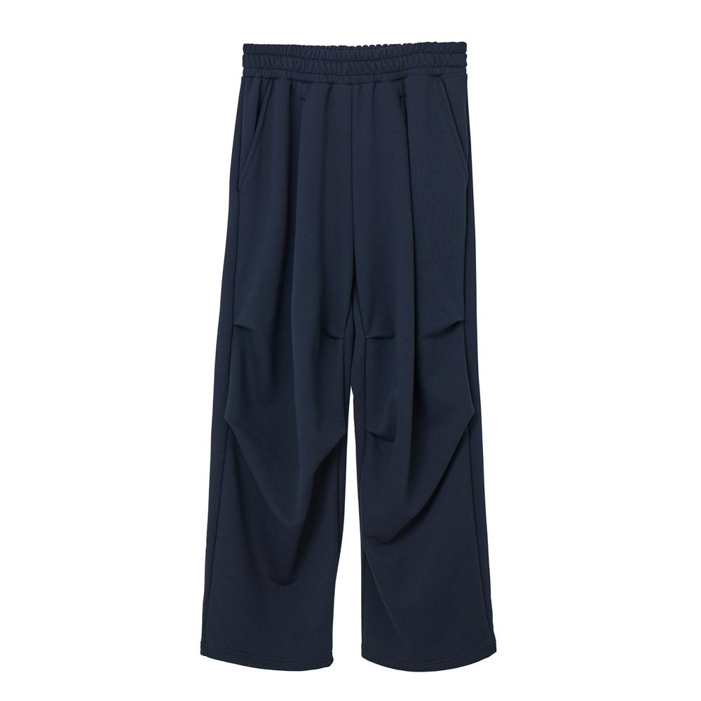 ARRAYED Comfy Oversized Tuck Detail Sweatpants [Navy]