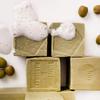 Французское оригинальное оливковое марсельское кубическое мыло 300 г