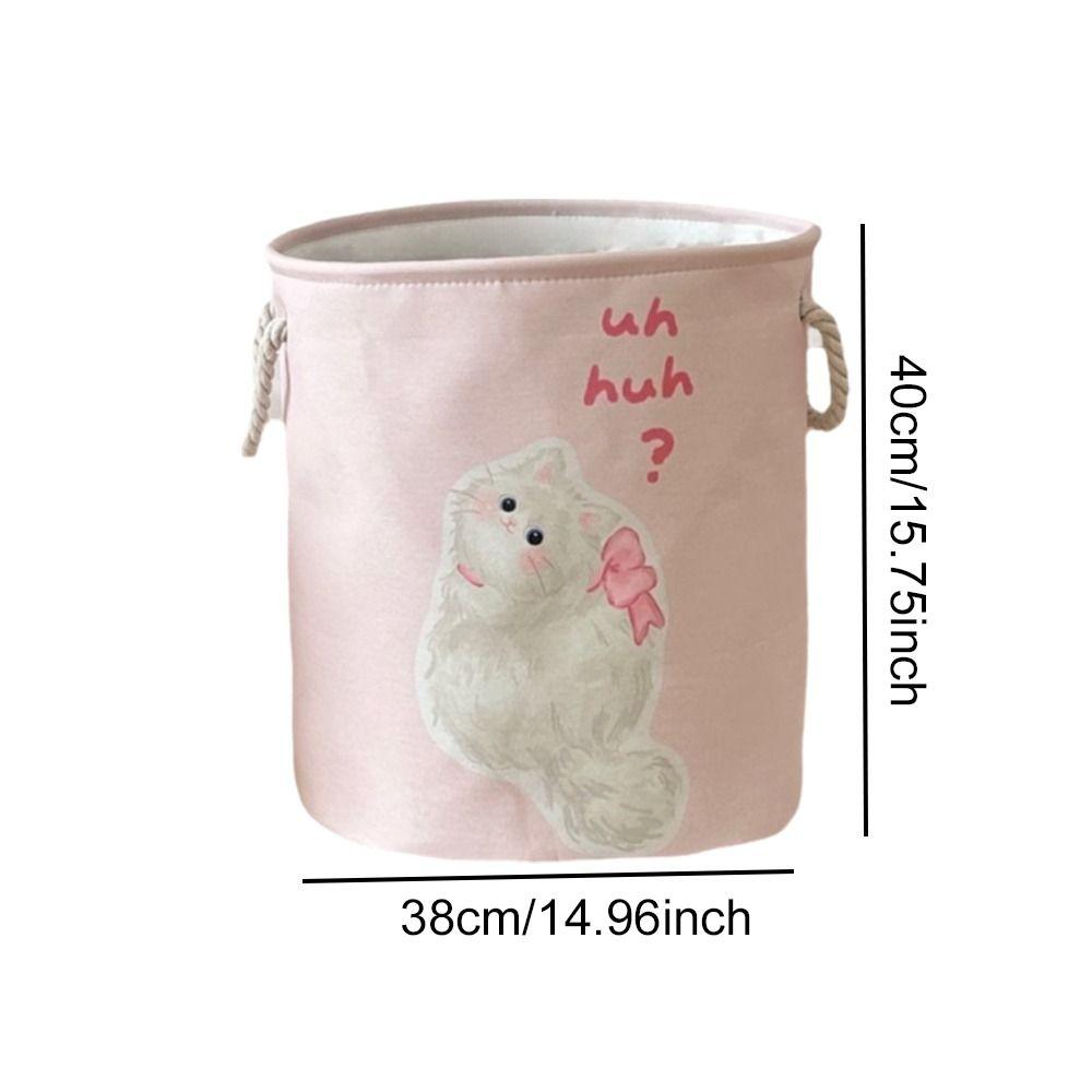 Foldable Toys Storage Basket Cartoon Dirty Clothes Basket Multi-Purpose Laundry Hamper  Kids Room