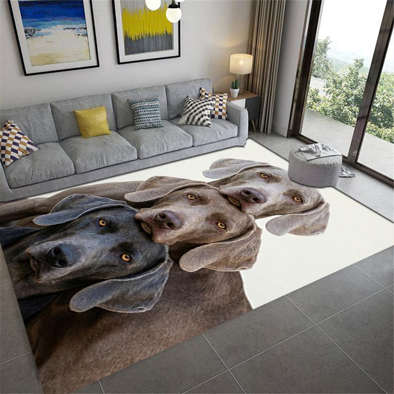 2025 New Three Puppies Carpet Rug for Living Room Bedroom Home Sofa Decoration,Kids play Non-slip Floor Mat140