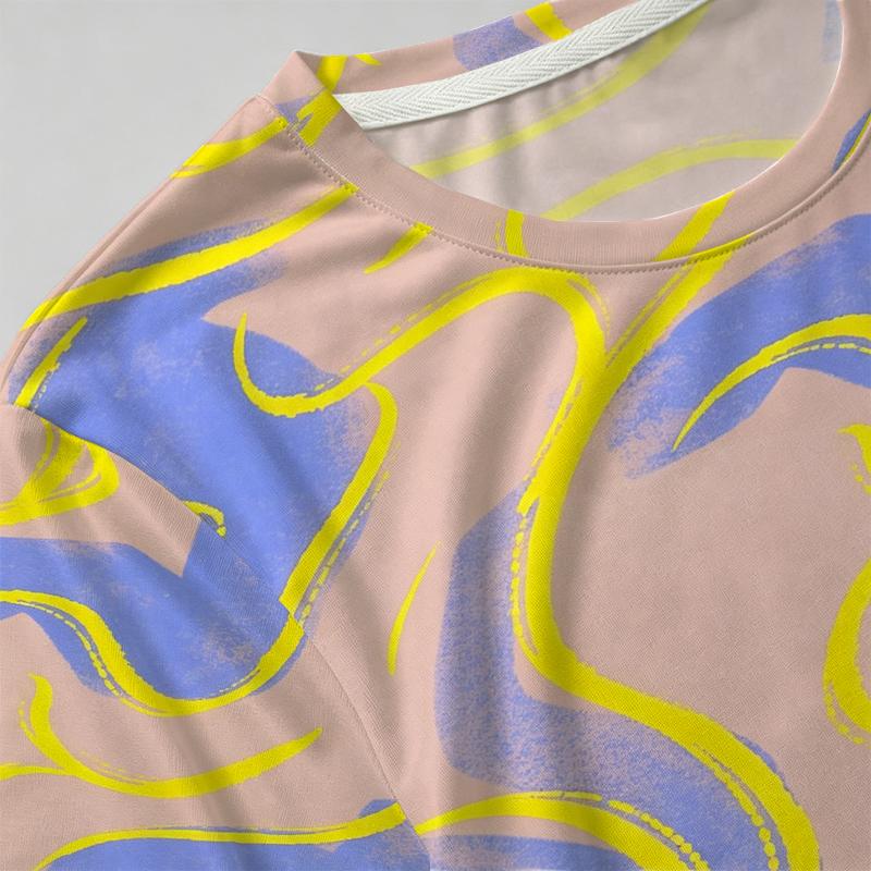 Women's Versatile Korean Style Basic Round Neck Short Sleeve T-Shirt Soft Fabric, Fashion Casual for Daily Wear & Short Trips