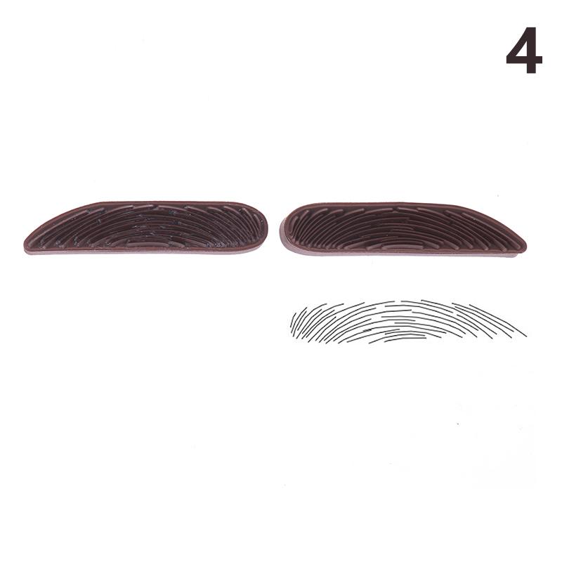 1 пара для начинающих, отработка линий бровей, трафарет для бровей, линейка, позиционирующий штамп, инструмент для начинающих, набор для ленивых татуировок бровей