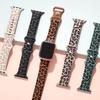 Силиконовый ремешок с леопардовым принтом для Apple Watch S11/S9876SE