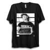 Эмин футболка Slim Shady Mugshot Rap Tee 100% хлопок унисекс хип-хоп мерч