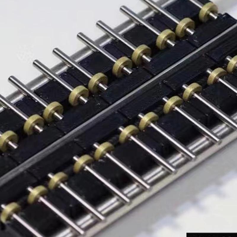 Масштаб HO 1/87 Поезд 50 см Модель пути Аксессуары Тренажер для поезда Путь с подшипниками Роликовый испытательный стенд для поезда с 8 роликами