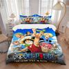 One Piece Drum Island Adventure Print 3Pcs Bedding Setduvet Cover With 2 Bedropillowcase Home Birthday Gift