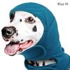 Solid Color Dog Calming Hoodie Adjustable Pet Head Ear Wrap New Warm Head Wrap with Ears Cover