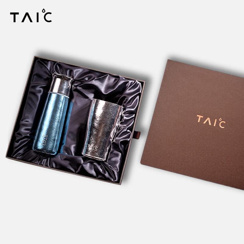 Подарочный набор: Термокружка TAIC из чистого титана