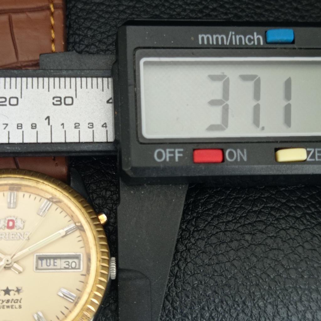 Orient КРИСТАЛЛ АВТОМАТИЧЕСКИЕ 46941 ЯПОНИЯ МУЖСКИЕ ВИНТАЖНЫЕ ЧАСЫ С КРЕМОВЫМ ЦИФЕРБЛАТОМ a703414-1