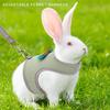 Breathable Mesh Harness and Leash Set for Rabbits Ferrets with Adjustable Size for Various Season Small Animal Supply