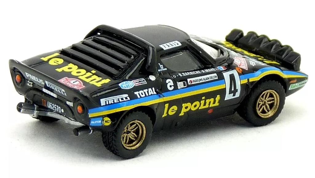 Brekina Scale HO Scale Lancia Stratos HF Rally 1981 BREKINA Stratos HF Le Point Diecast Car 1/87 #4