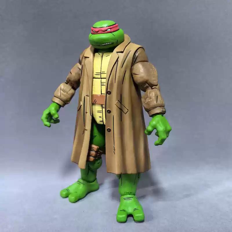 Ninja Turtles Series Michelangelo Action Figure Toy Gift Joints Mobile Model Ornament Collectible Handmade Artwor Toy Gift