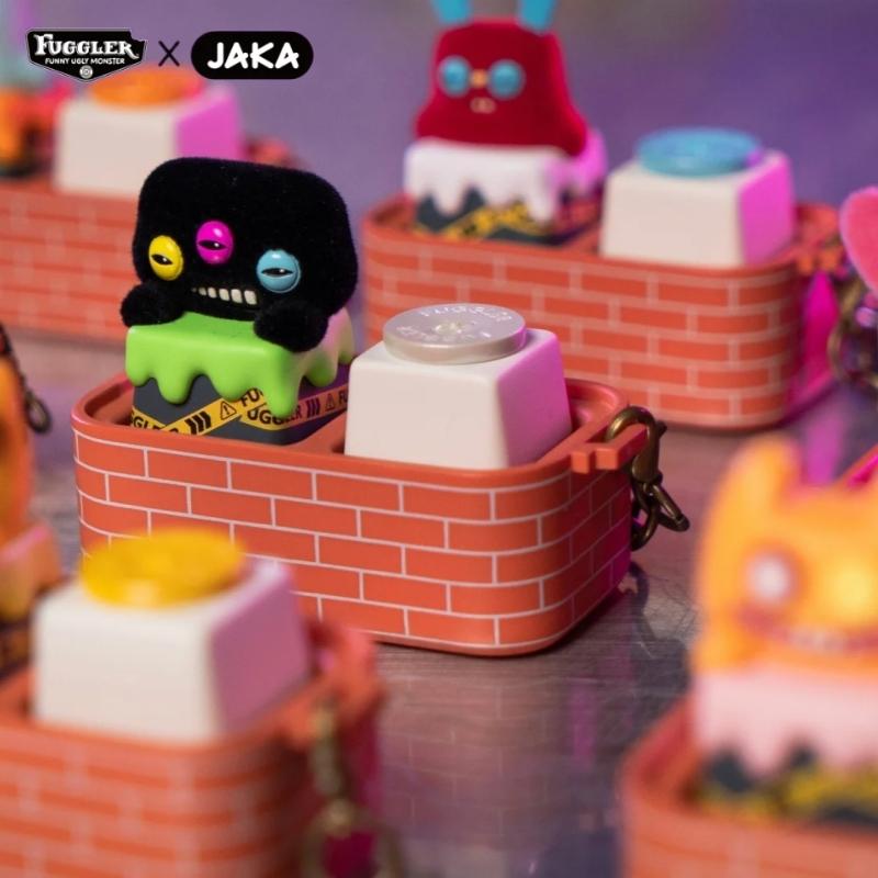 Fuggler x Jaka Lab Серия 'План побега' ESC Механическая клавиатура Колпачок для клавиши Милая фигурка Брелок для рюкзака-антистресс Модели Игрушка Подарок