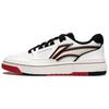 Li Ning Rookie Comfortable Versatile Rebound Non-Slip Shock Absorbing Durable Lightweight Low-Top Skate Shoes Men Sneakers White Red ABCU009-1