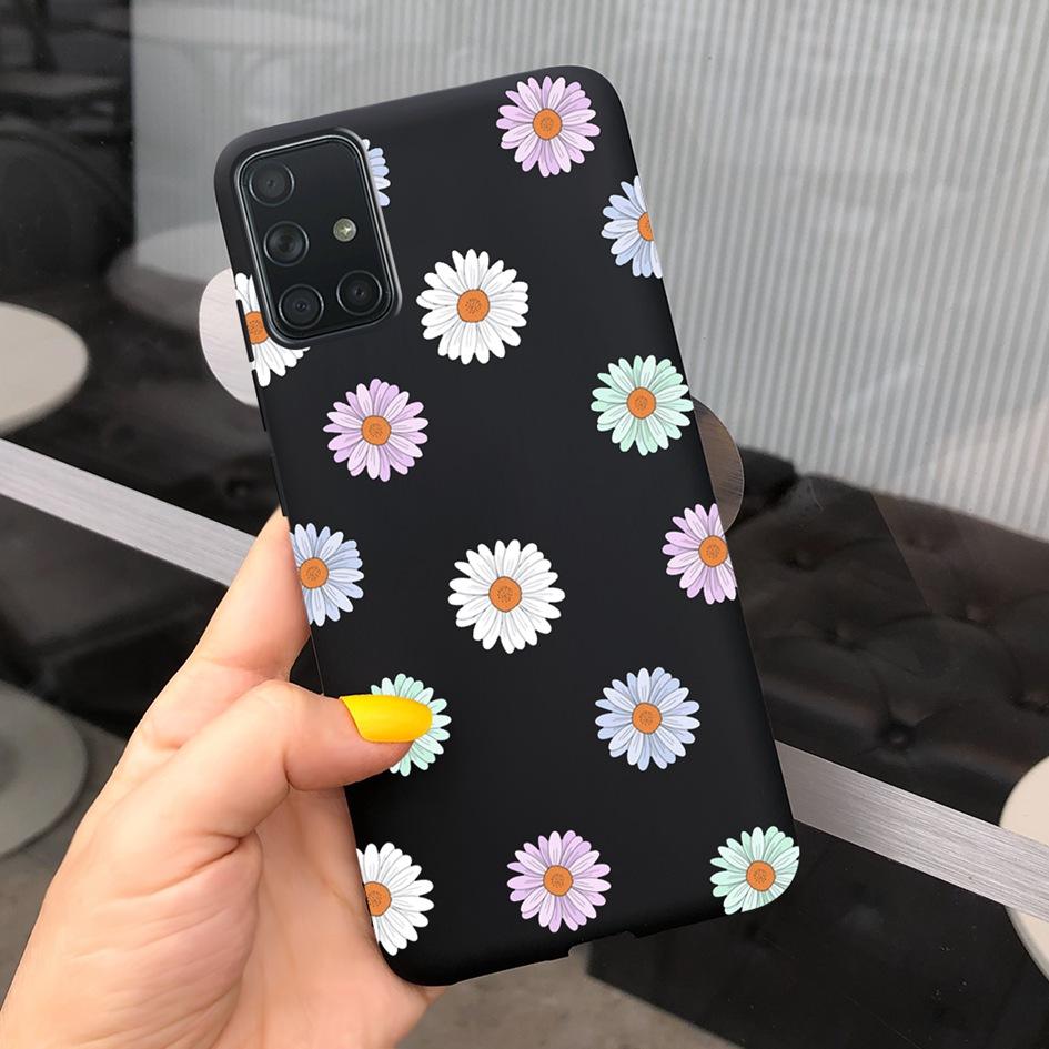 A51 A71 Case For Samsung Galaxy A51 4G Soft Touch Silicon Cover Shockproof Bumper Back Protector Bag for Samsung A 51 A 71 Coque