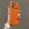 Роскошный Матовый Жесткий Акриловый Бронированный Чехол для iPhone 17 Air 16 15 14 13 Pro Max 17pro Однотонный Защитный Чехол-Бампер