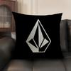 Fashion VVolcomS LOGO Cushion Cover Natural Linen Organic Fabric DoubleSided Printing Sofa Home Decor Gift Pillow Case