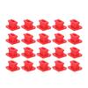 20 Pcs Panel Fixing Buckles Red Insert Grommets Dashboard Dash Trim Strip Clips Car Fasten Clips For BMW E46/E65/E66/E83N