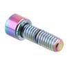   Alloy   Tapered   Screw With Washer For Mountain Bike(colorfulCelsiusM6x16)