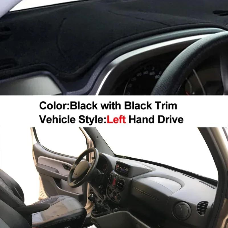 Car Dashboard Cover Non slip pad For Fiat Doblo 2000 - 2015 Protector Rug Car Dash Mat Sun Shade Pad Anti-UV Cushion 2014 2013